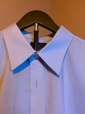 Stafford Light Blue Men's Dress Shirt - Classic Point Collar